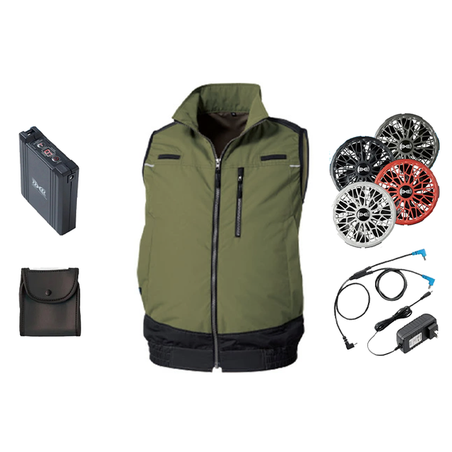 AC Vest Heat Shield Harness Compatible 14.4V Complete System